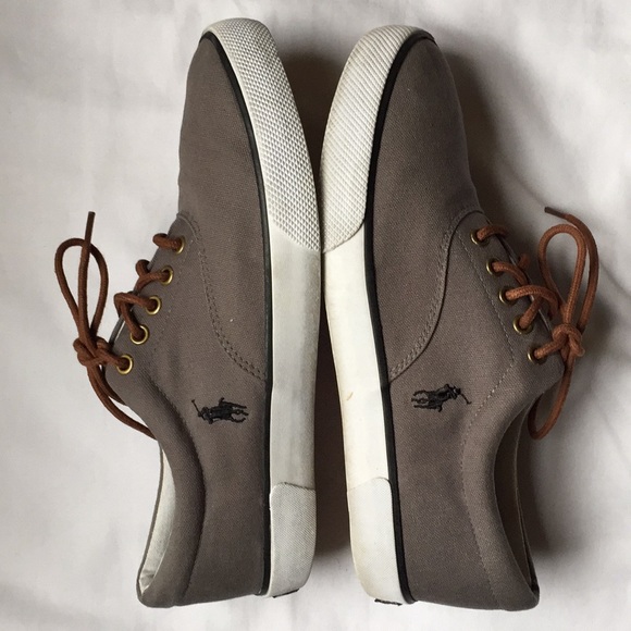 Polo Ralph Lauren Lace Up Canvas Sneakers - Picture 4 of 7